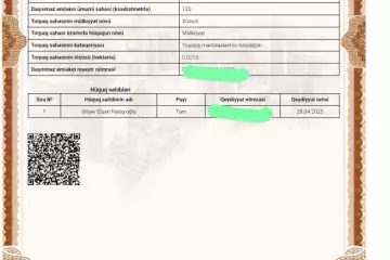 Satılır Həyət Evi Binədə