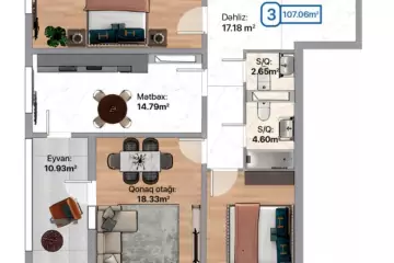 Satılır Yeni Tikili Xırdalan şəhərində