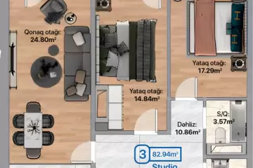Satılır Yeni Tikili Xırdalan şəhərində